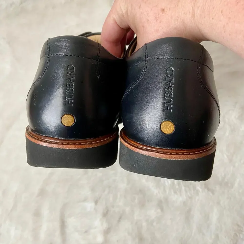 Samuel Hubbard Black Leather Men's Founder Oxford Size 13 Wide